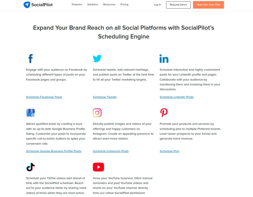 Socialpilot features