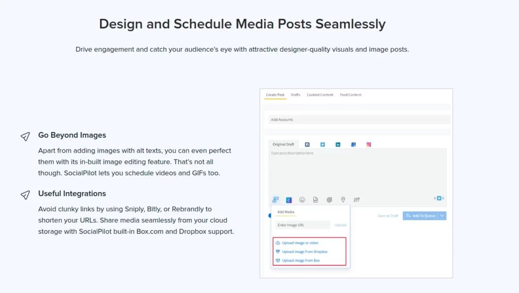 Schedule Post in Socialpilot.co