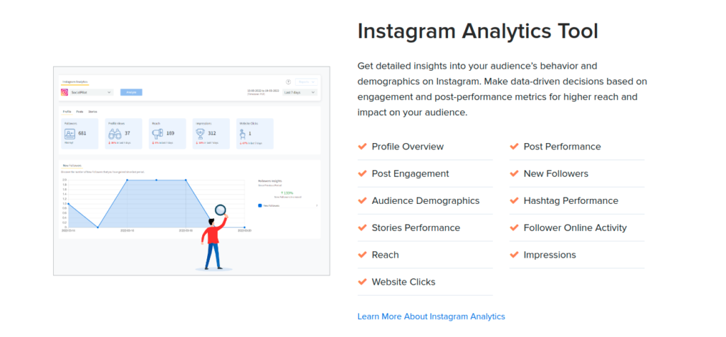No.1 SocialPilot Review 2025: Features, Pricing & Master Guide 18 Instagram analytics tool with socialpilot