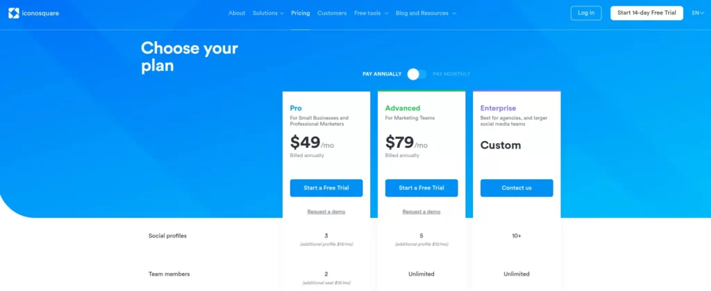 No.1 Iconosquare Review 2025: Features, Pricing & Master Guide 11 Iconosquare Yearly Pricing