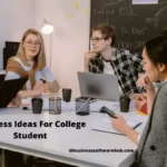 Business ideas for college student