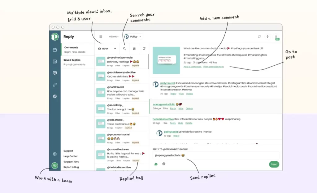 No.1 Pallyy Review 2025 - Features, Pricing & Master Guide 18 Pally Instagram comments