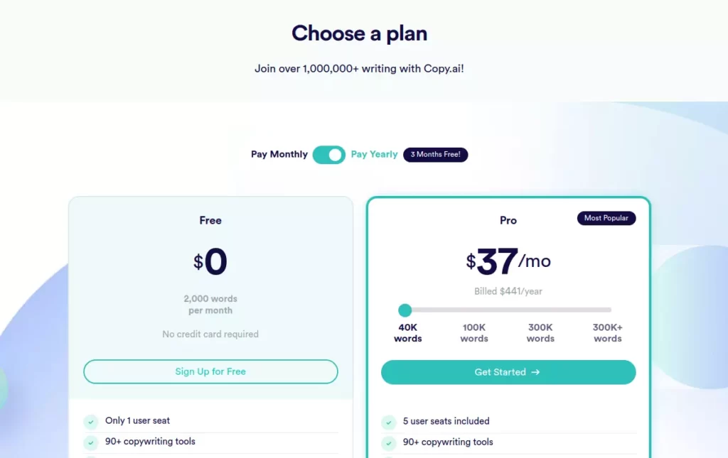 No.1 Copy.ai Review 2025: Features, Pricing & Master Guide 11 Copy.ai Yearly Pricing
