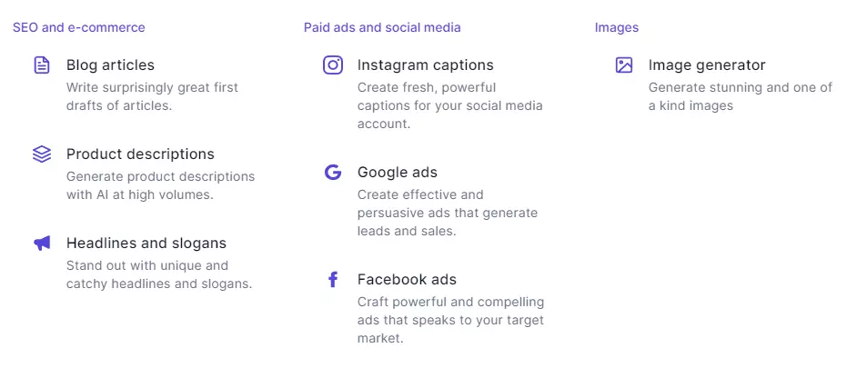 Hypotenuse.ai Review 2025: Best Plan, Pricing & Features 11 Hypotenuse.ai Features