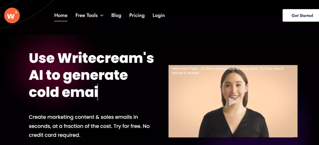 Writecream AI Software tools