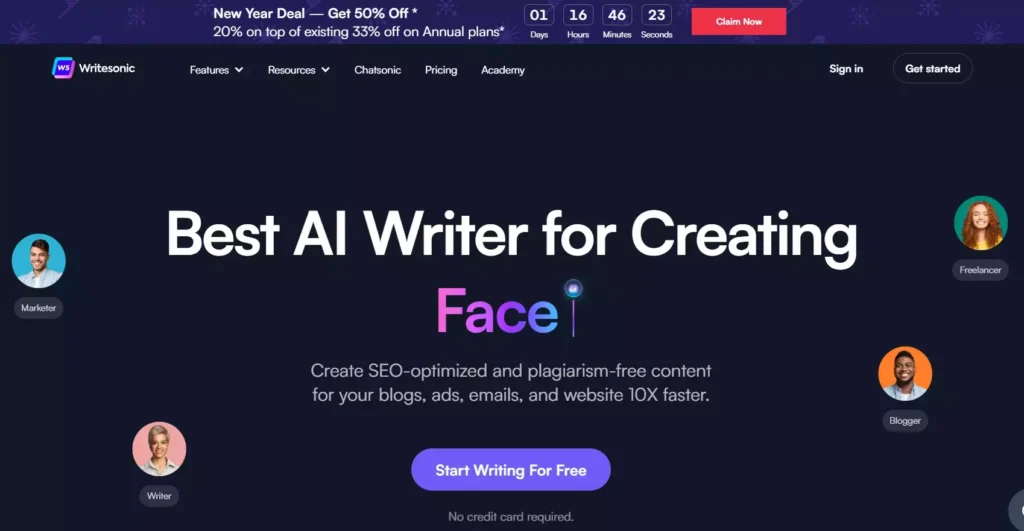 Writesonic ai writing software