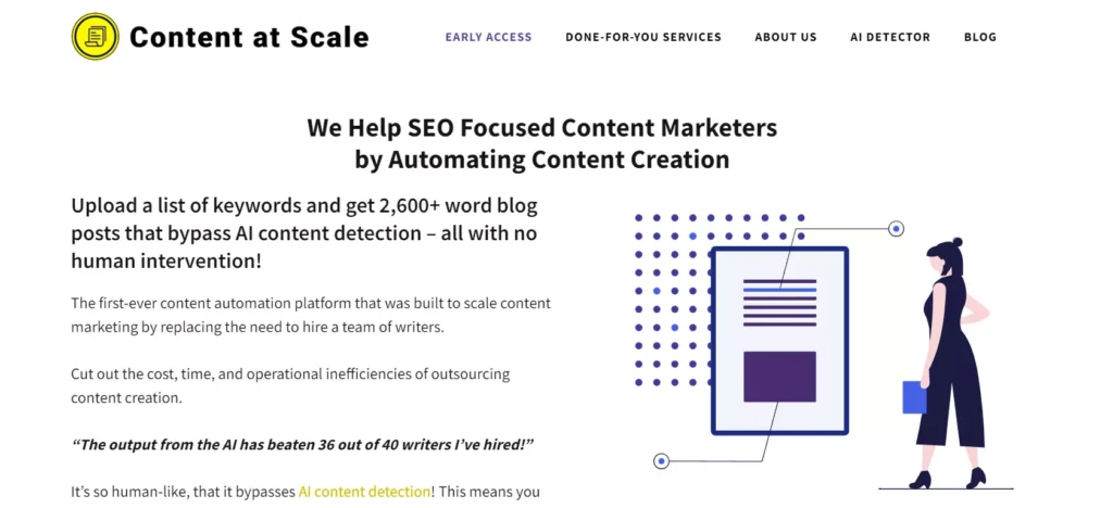 Content at scale AI content generator