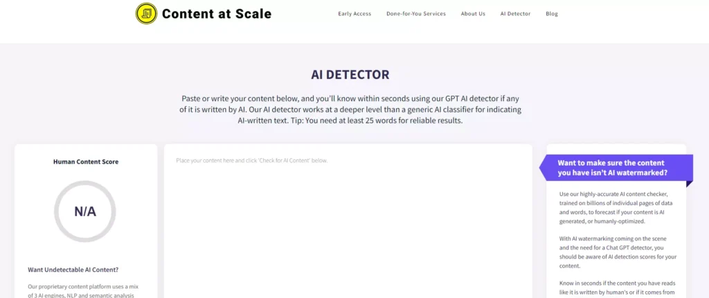 Content at scale pricing