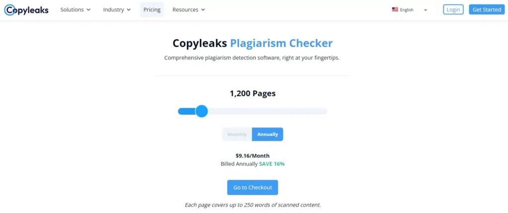 copyleaks Pricing plan