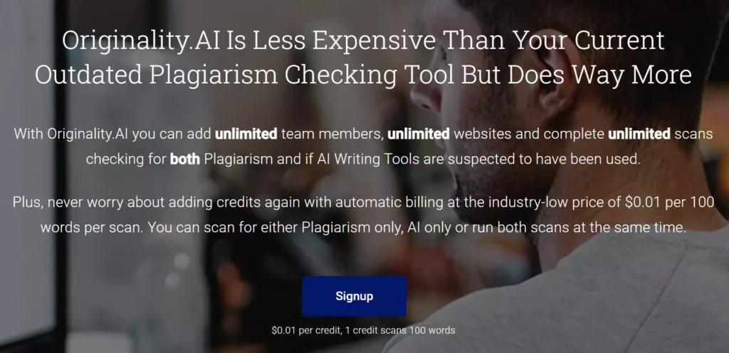 Originality.ai Pricing Plan