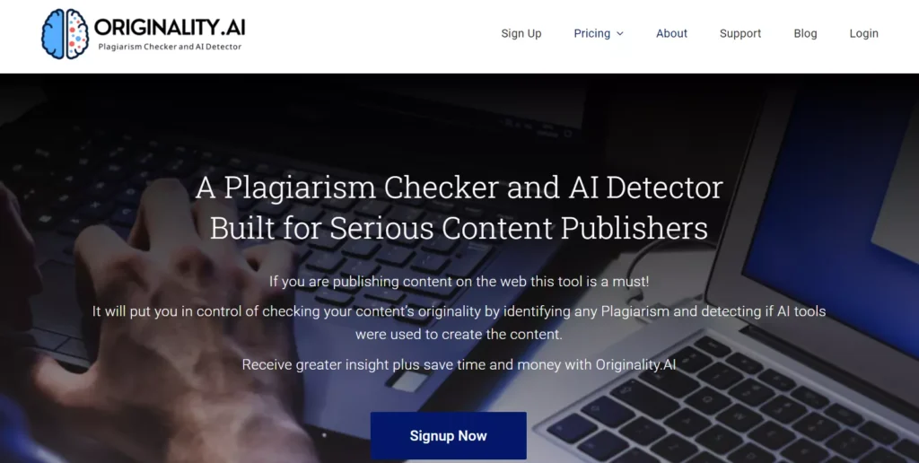 Originality.ai content detector