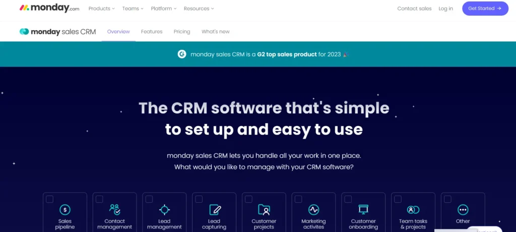 CRM Software Monday