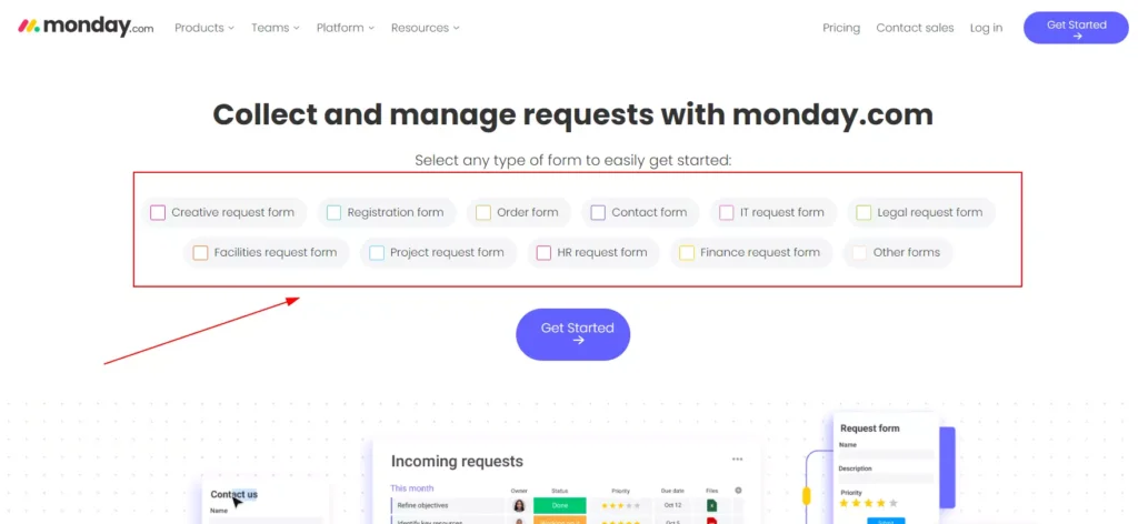 Monday Forms