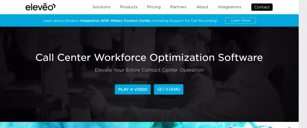 Workforce Optimization Software Eleveo